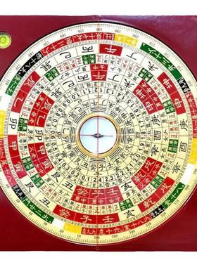 万福堂罗盘胡一鸣理气盘纯铜