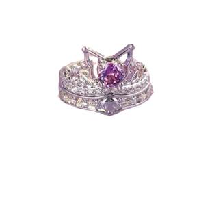 挚爱之约库洛米戒指开口可调节情侣小众戒指