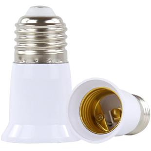 E27转E14转B22转GU10 G9 E40螺旋卡口一分二转换器带开关灯头灯座