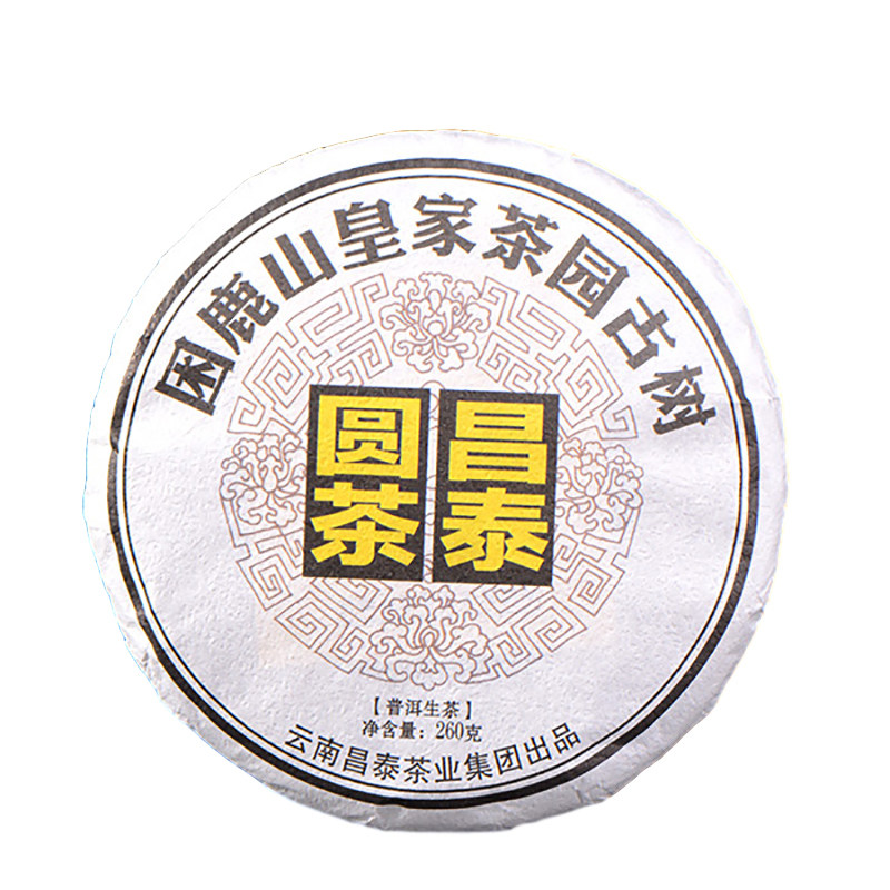 昌泰云南生茶困鹿山260g普洱