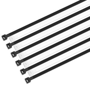 尼龙扎带黑白色自锁式卡扣塑料扎线带捆绑绳强拉力固定绑带束线带