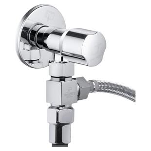 潜水艇角阀一进二出三通阀门全铜水龙头双头分水器双出水一体开关