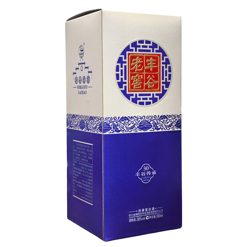 丰谷酒38度礼盒装固态发酵粮食酒