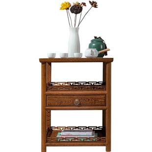 红木家具小茶几客厅茶桌边几实木沙发茶几鸡翅木角几仿古中式家用