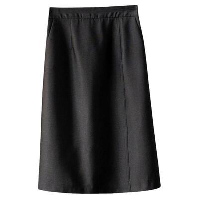 中长伞裙通勤A字显瘦半身裙