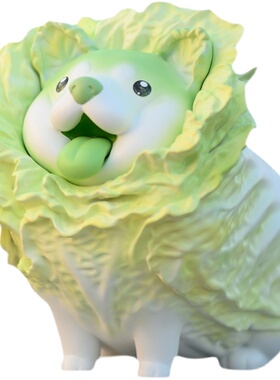 ins可爱风治愈系精灵盲盒白菜狗