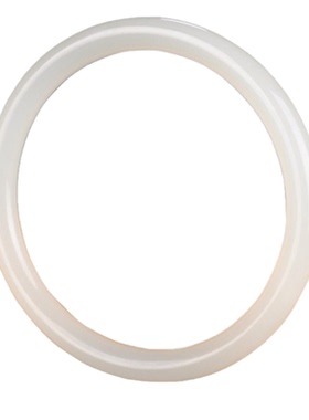 和田玉手镯精品圆细条青白玉镯子