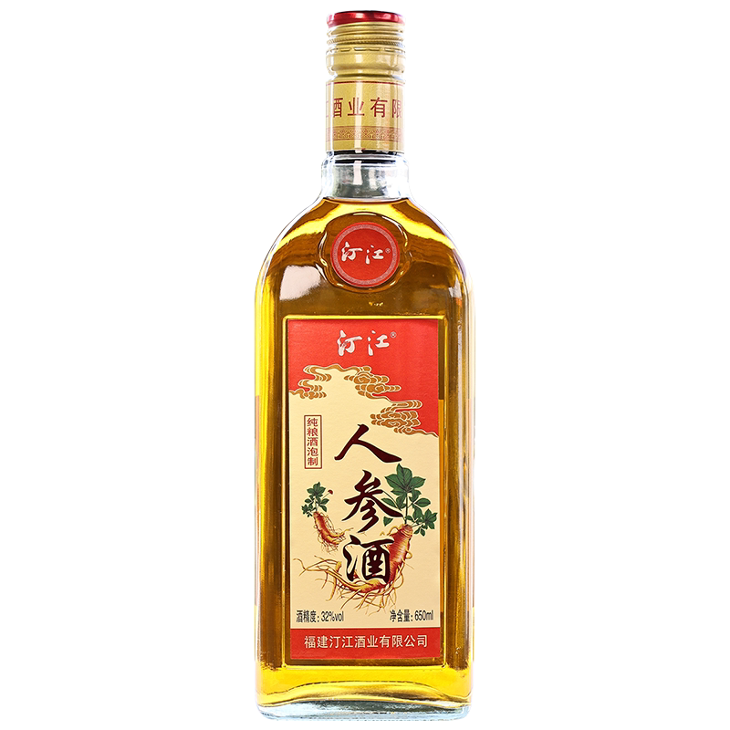 汀江人参酒32度650ml瓶装