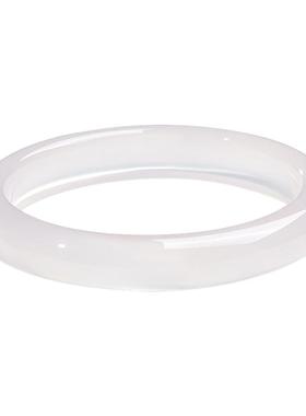 璇瑶令白月光冰种玛瑙玉髓手镯天然中国风白透镯子女神节生日礼物