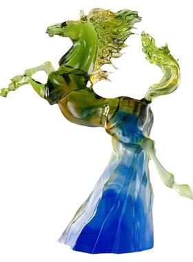 tittot琉园琉璃新中式办公室摆件