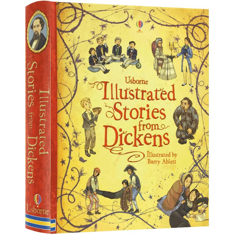 尤斯伯恩Usborne经典故事Illustrated stories from Dickens迪更斯的故事原版英文插图书精装The Greek Myths童话Fairy Tales