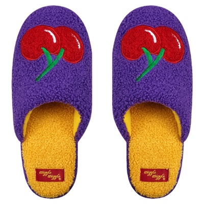 情侣毛绒拖鞋wigglewiggle防滑