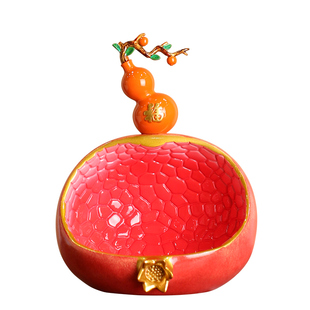 入户玄关放钥匙收纳摆件架子桌面中式进门口鞋柜葫芦乔迁新居礼品