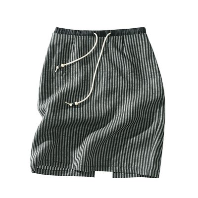 SINGLEMOMENT25SS条纹半身裙