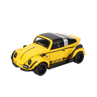 新款1:32大众甲壳虫敞篷车模仿真合金汽车模型摆件儿童玩具车男孩