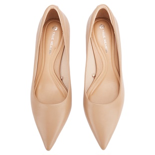 True Meaning·6cm·TM大女主皮法式名媛单鞋尖头高跟鞋女通勤鞋