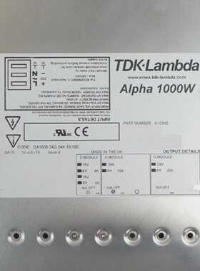TDK-Lambda H10342 Power Supply Alpha 1000W CA1000 24G 24K 15