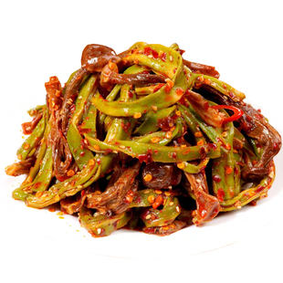 湖南特色贡菜鹿茸菇香辣过瘾鹿茸菇香脆卤味追剧解馋即食下饭咸菜
