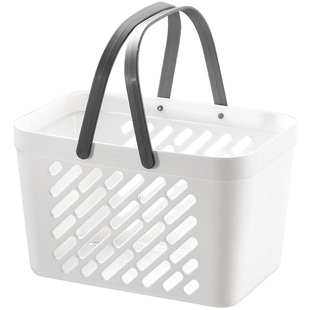 FaSoLa沐浴篮卫生间洗漱用品收纳手提篮子学生宿舍澡堂杂物收纳筐