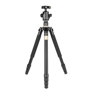 轻装时代Q222便携单反相机拍照三脚架铝合金云台摄影摄像录像支架手机直播短视频DV碳纤维三角架自拍杆独脚架