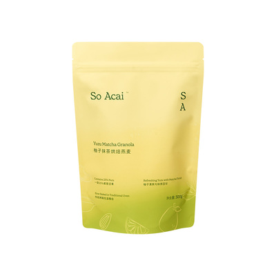 【U先试用】soacai柚子抹茶烘焙燕麦试吃装25g 酸奶碗燕麦麦片