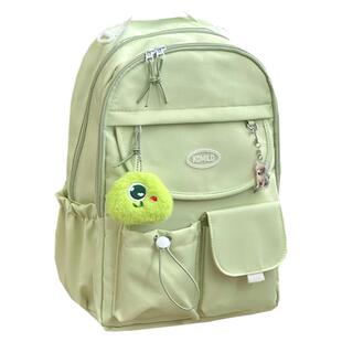 高颜值双肩包女 ins风大容量轻便短途旅行背包高中学生书包电脑包