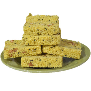 手工小米冻米糖黄小米糕胖米花糖特产办公零食小吃传统老式冻米糕