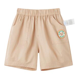 PawinPaw卡通小熊童装夏季男宝宝梭织短裤儿童裤子休闲
