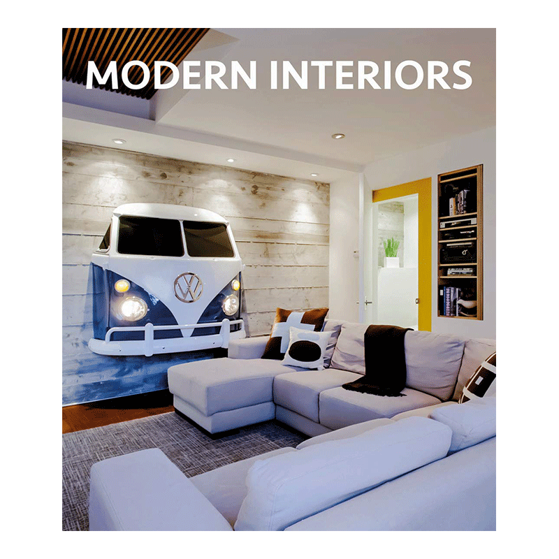 【现货】现代室内设计书籍 Modern Interiors 英文原版图书 室内装修装潢指南画册案例图册进口