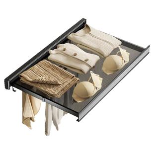 阳台隐形折叠晾衣架壁挂式伸缩晾晒网晒衣服网兜多功能晒袜子神器