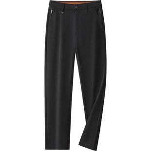 V．SHOLIDAY【月牙总裁四代】春男舒适修身色纺商务休闲西裤w/103