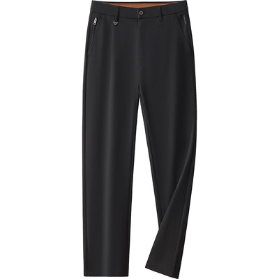 V．SHOLIDAY【月牙总裁四代】春男舒适修身色纺商务休闲西裤w/103