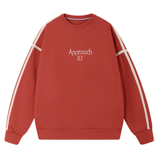 圆领卫衣女春秋2026新款春季爆款女装加绒无帽上衣时尚洋气薄外套