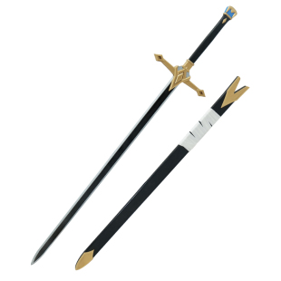 可发光 三木君 明日方舟 玛恩纳cos道具服 刀剑武器 木质 远路