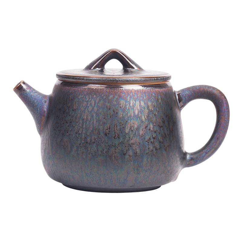 陈为椿窑变建盏茶壶陶瓷功夫茶具