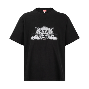 KENZO/高田贤三Gots Happy Tiger全棉短袖T恤男士2026新款XY推广