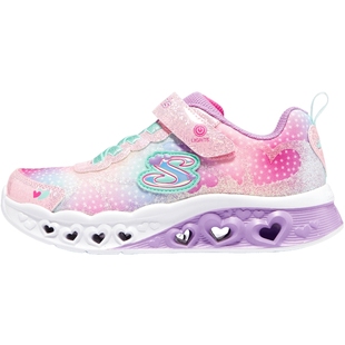斯凯奇outlets官方旗舰店儿童运动鞋春秋发光鞋子新款女童闪灯鞋