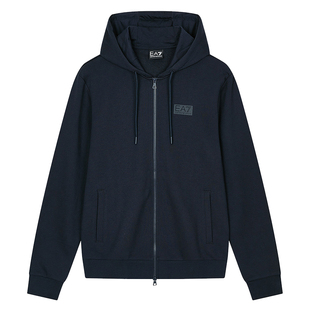 Armani/阿玛尼 EA7 男士鹰标连帽开衫卫衣外套 7M001490 AF17787