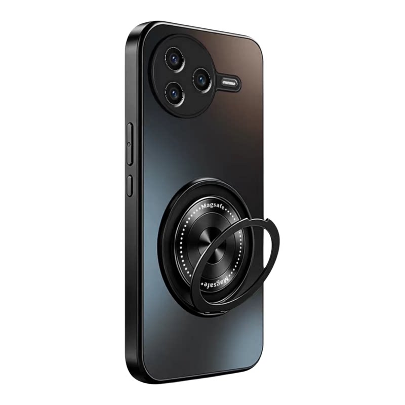 ag磨砂壳适用红米k80pro手机壳新款简约红米k80/k70外壳硅胶防摔不沾指纹磁吸支架红米k90promax保护壳女款