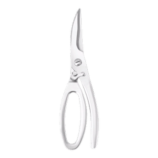 德系新款鸡骨剪省力家用厨房剪刀304多功能杀鱼熟食物剪刀剪硬物