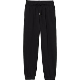 HM女装卫裤春季运动跑步健身户外宽松直筒松紧腰加绒长裤0932722