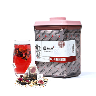 黄体酮养雌茶种子循环亚麻籽无花果黑豆黄芪桑葚玫瑰降雄养生茶