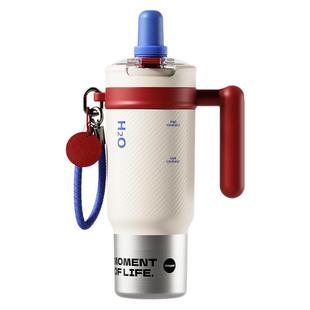 世大家冰霸杯保冷保温杯女吸管大容量男陶瓷内胆车载办公室水杯子