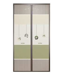 防蚊门帘沙门夏季2025新款磁吸条魔术贴免打孔隐私防蚊通风门帘