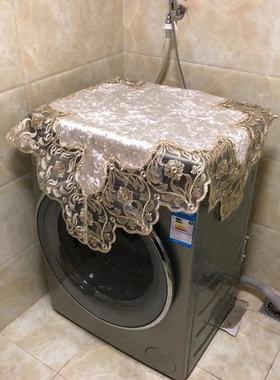 16全自动滚筒洗衣机盖巾单双开门冰箱布盖开门防尘罩北欧风格斗柜