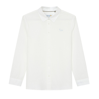 亨利格兰棉麻混纺长袖衬衫女士2026年春季新款气质宽松肌理感长衬