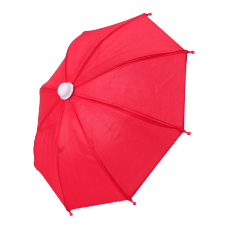 卡通微缩迷你袖珍仿真长柄雨伞模型摆件场景道具玩具配件手机挡雨
