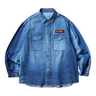 【官方直营】Liberaiders REMAKE DENIM 单宁水洗牛仔衬衫24SW