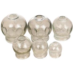 加厚拔火罐玻璃罐气罐真空中医美容院专用罐拔罐器家用工具全套cc