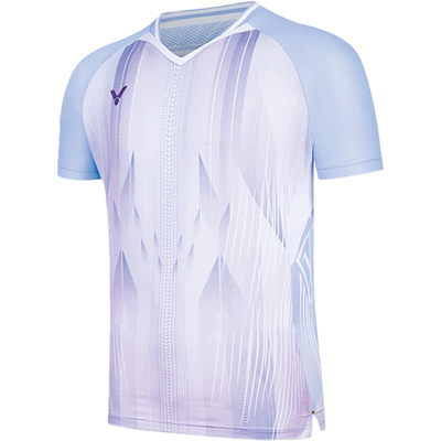 威克多羽毛球服男女运动针织T恤